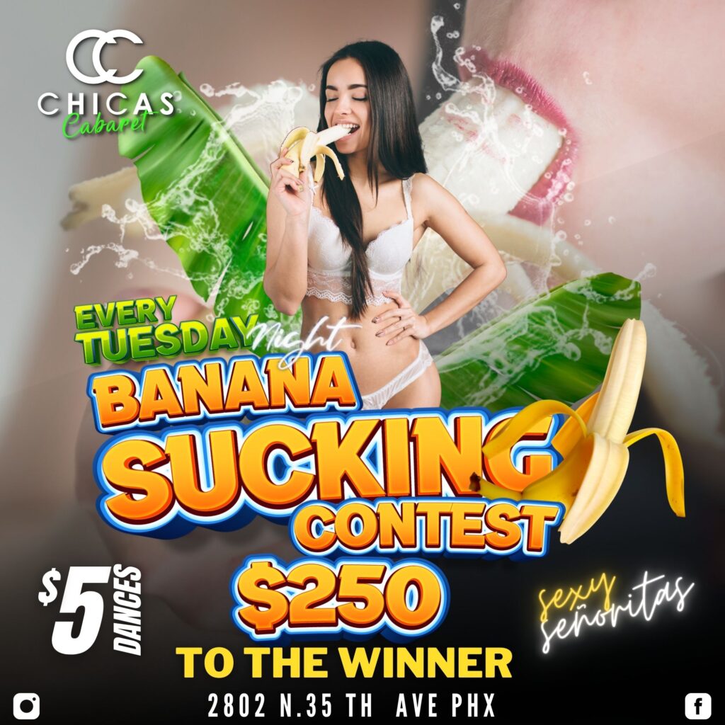 BANANA SUCKING CONTEST Chicas Cabaret