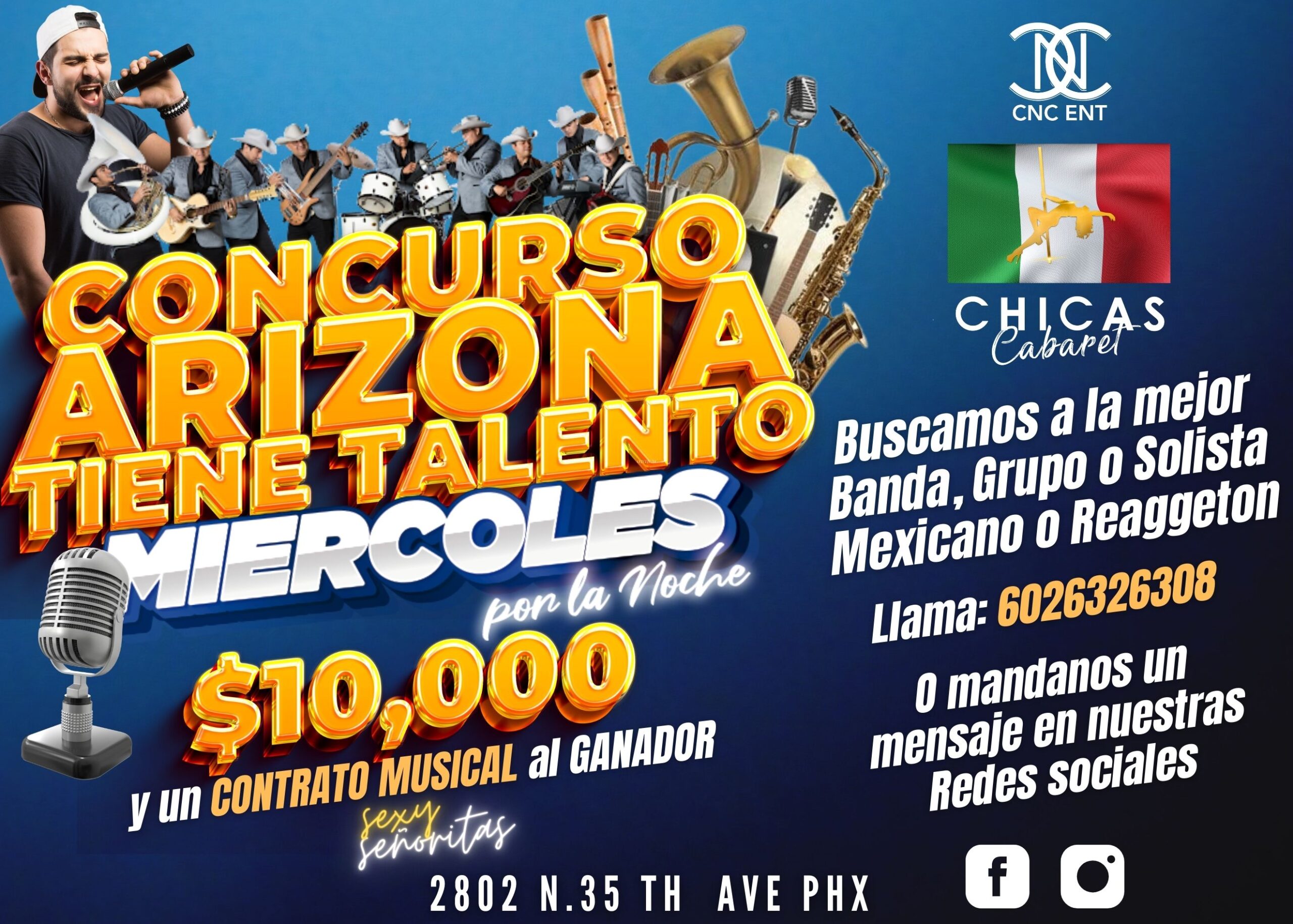 CONCURSO ARIZONA TIENE TALENTO CHICAS CNC